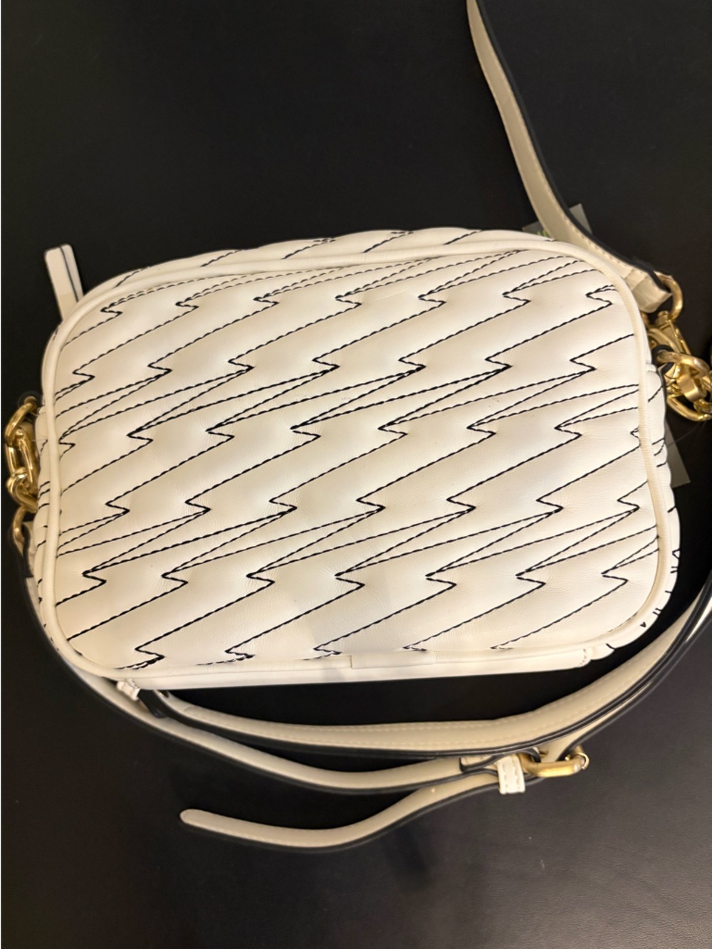 Sondra Roberts Lightning Stitch Crossbody Bag - Picture 5 of 12